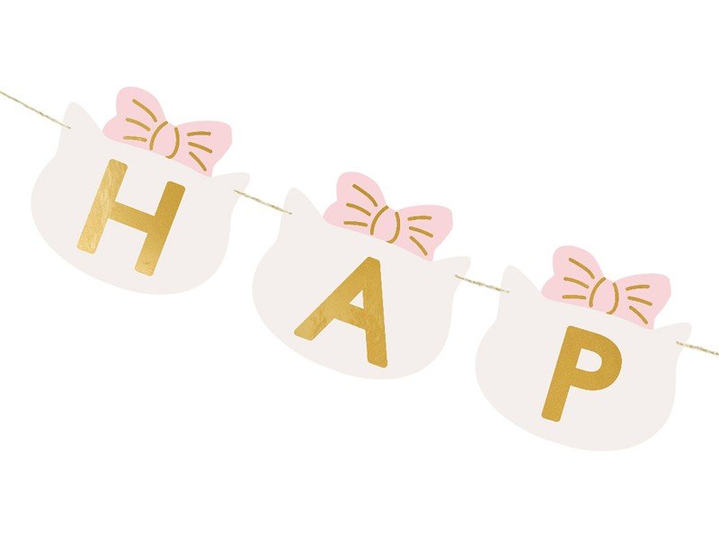 Банер "Happy Birthday" - Котета - Party Design