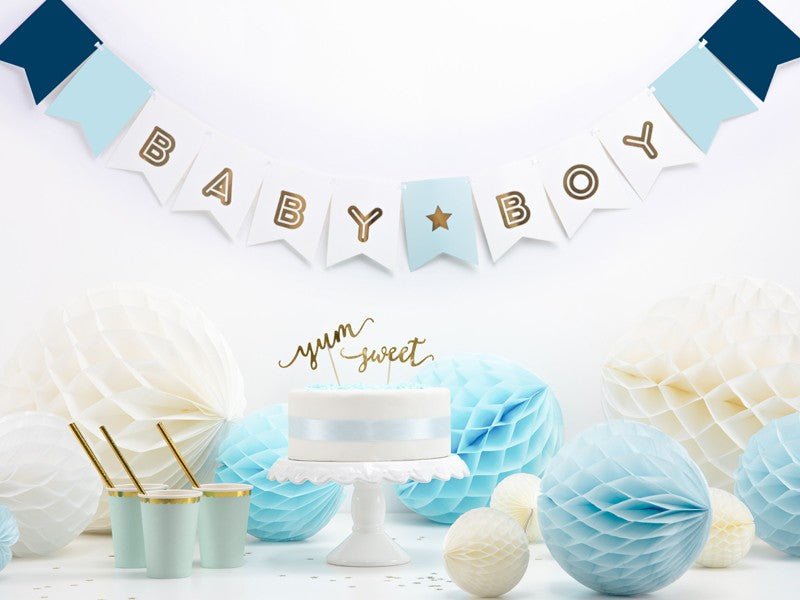 Банер "Baby Boy" в Синьо - Party Design