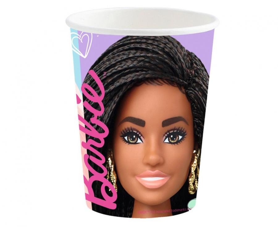 Картонени Чаши "Barbie", 250 мл - Party Design