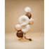 Фолиев Балон Цифра, Крем, 102см - Party Design