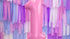 Фолиев Балон Цифра, Розово, 86cm - Party Design