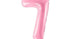 Фолиев Балон Цифра, Розово, 86cm - Party Design