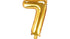 Фолиев Балон Цифра, Златно, 35см - Party Design
