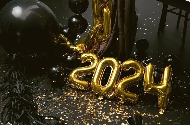 Фолиев Балон Цифра, Златно, 35см - Party Design