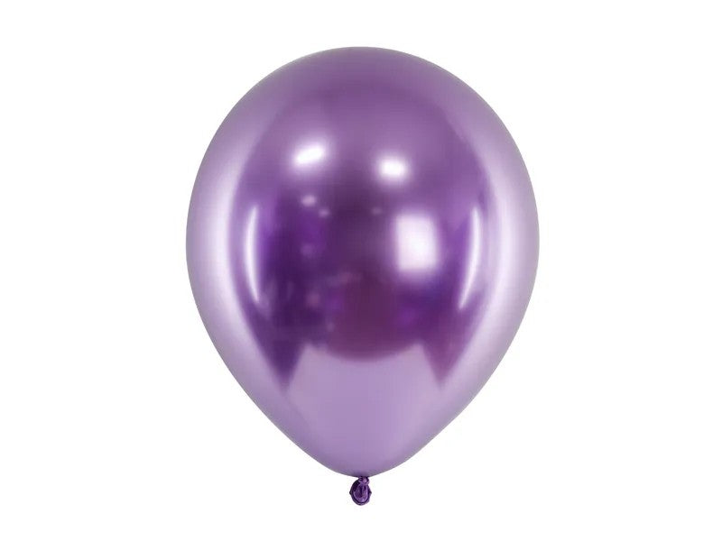 Palloncini in lattice cromati, viola