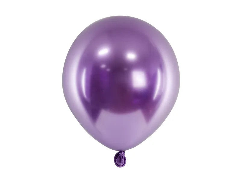 Palloncini in lattice cromati, viola