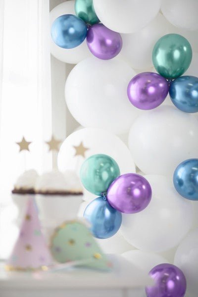 Латексови Балони Хром, Бутилково Зелено - Party Design