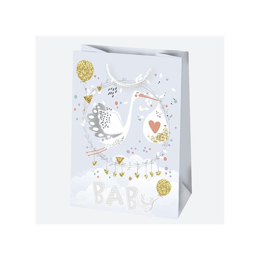 Подаръчна Торбичка 'BABY' с Лъскав Ефект - Party Design