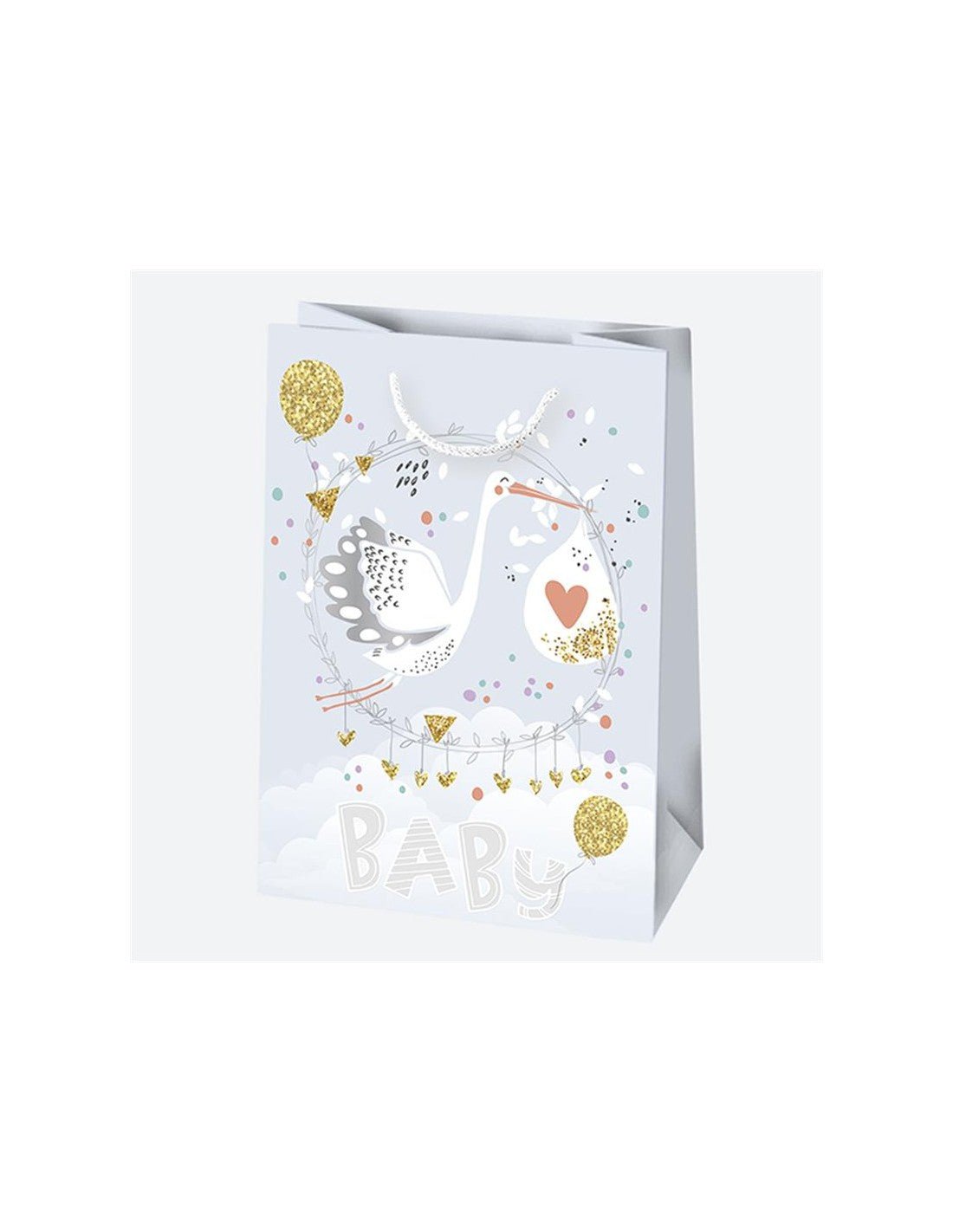 Подаръчна Торбичка 'BABY' с Лъскав Ефект - Party Design