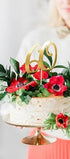 Златен Cake Topper с Цифри - Party Design