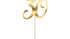 Златен Cake Topper с Цифри - Party Design