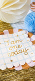 Салфетки „I am one today“ с Мече, бежови - Party Design