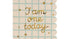 Салфетки „I am one today“ с Мече, бежови - Party Design