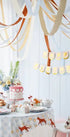 Креп хартия, сини и кафяви нюанси - Party Design