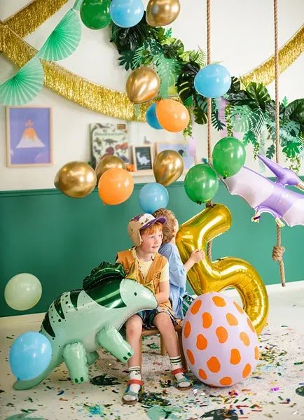 Фолиев Балон Цифра, Злато - 86см - Party Design