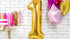 Фолиев Балон Цифра, Злато - 86см - Party Design