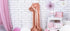 Фолиев Балон Цифра, Розово Злато - 86см - Party Design