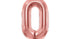 Фолиев Балон Цифра, Розово Злато - 86см - Party Design