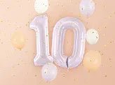 Фолиев Балон Цифра, Светло Лилаво, 72 см - Party Design