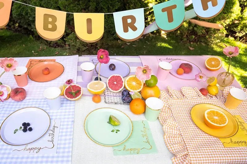 Хартиени Салфетки Happy Birthday, Разноцветни - Party Design