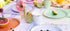 Парти Чинии, Разноцветни - 21 см - Party Design