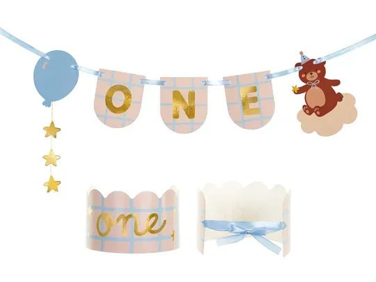 Банер и Коронка за Първи Рожден Ден - Party Design