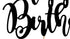 Топер За Торта - Happy Birthday, Черно - Party Design