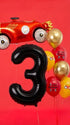 Фолиев балон цифра, 86 см, черен - Party Design