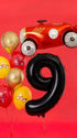 Фолиев балон цифра, 86 см, черен - Party Design