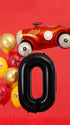 Фолиев балон цифра, 86 см, черен - Party Design