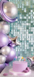 Панел за Фон с Пайети, Тюркоазен - Party Design