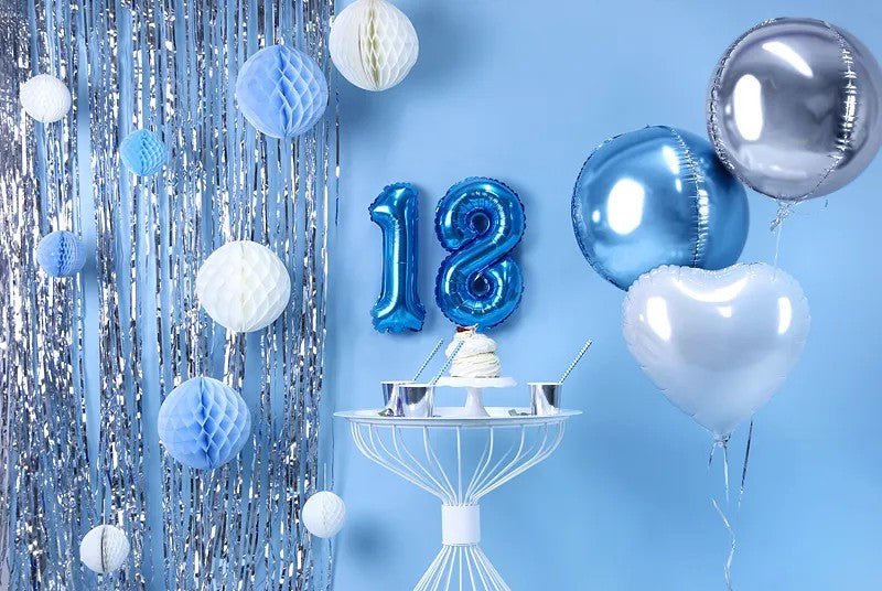 Хартиена Топка за Декорация в Бяло - Party Design