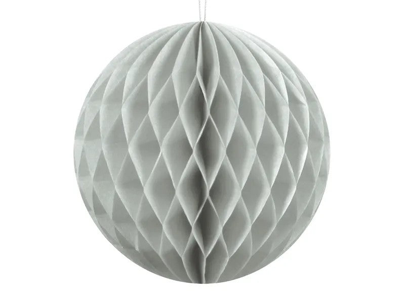Хартиена Топка за Декорация, Светлосива