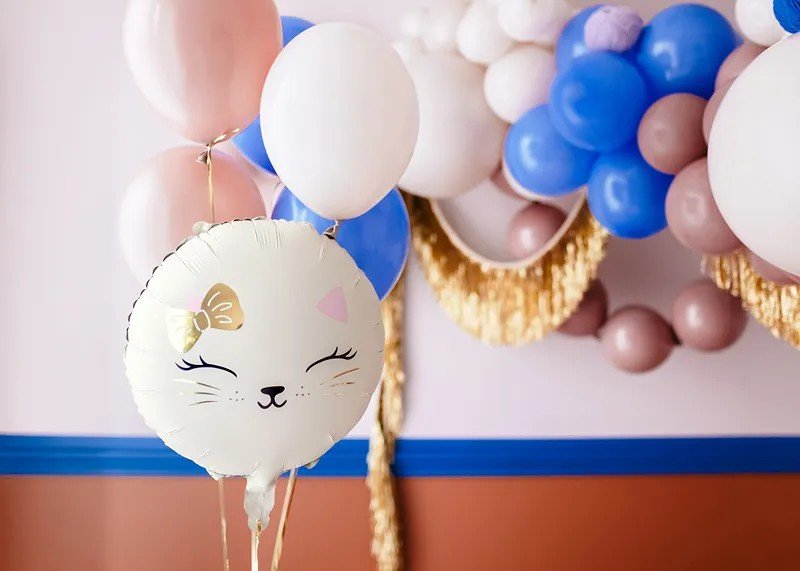Фолиен балон Котe, 35 см - Party Design