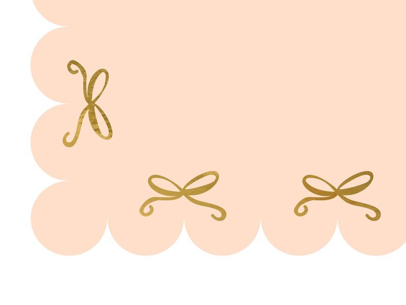 Покривка с панделки - Розова - Party Design