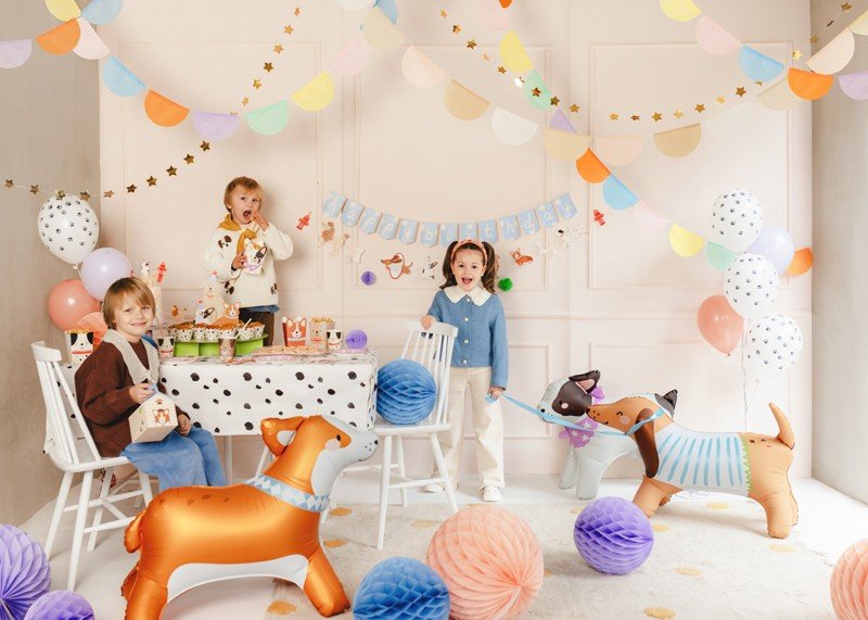 Стоящ Фолиен Балон - Куче Коргис - Party Design
