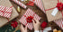 Комплект Велурена Лента и Розетки - Червен - Party Design
