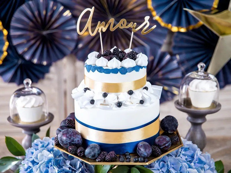 Сатенена лента, светло злато - Party Design