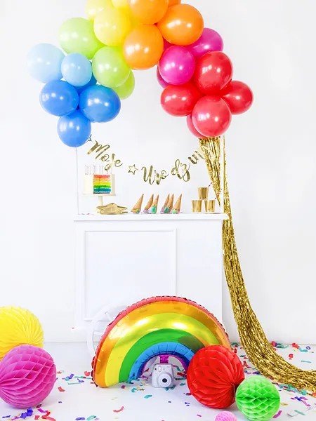 Латексов Балон Пастел, Ярко Розово - Party Design