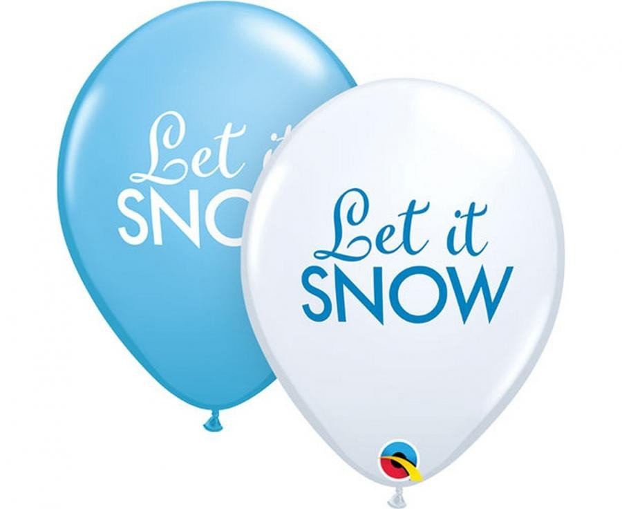 Латексови Балони "Let It Snow" - Party Design