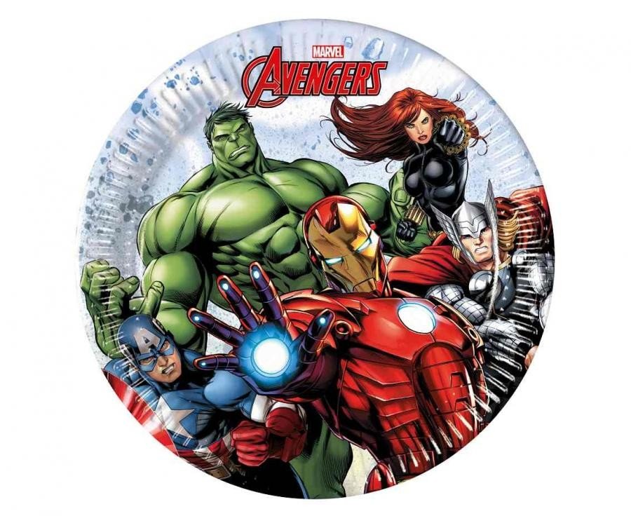 Парти чинии Avengers Infinity Stones – 20 см - Party Design