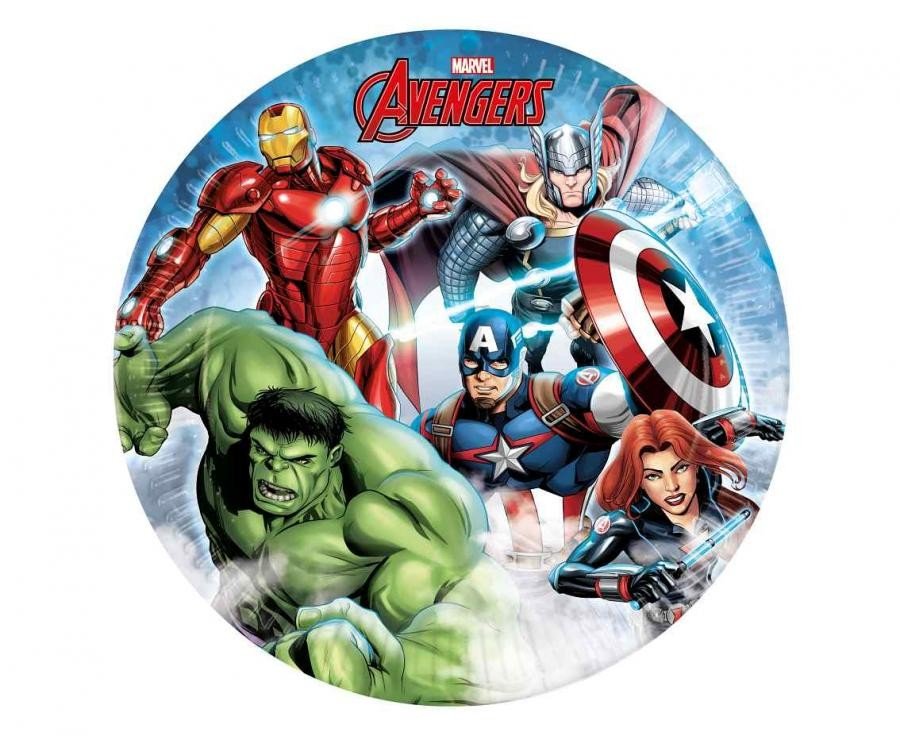 Парти чинии Avengers Infinity Stones Marvel – 23 см - Party Design