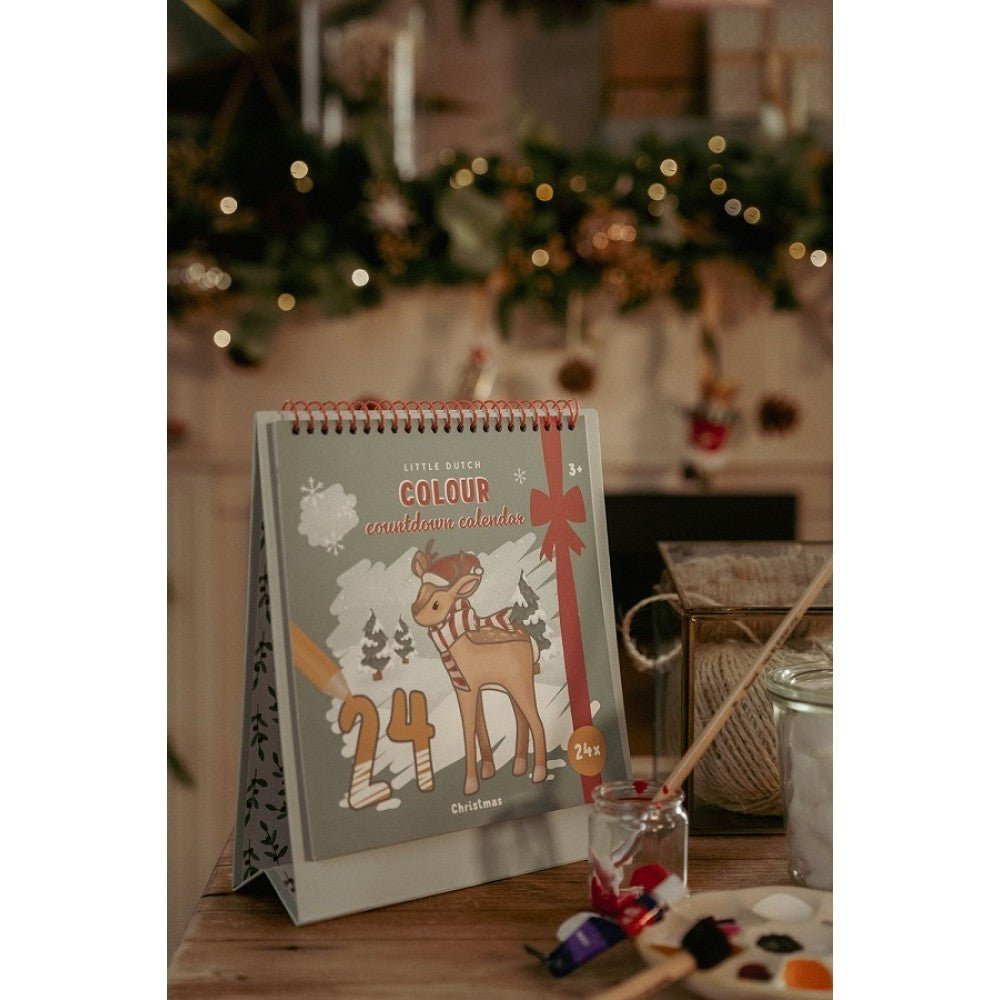 Коледна Книжка за Оцветяване Адвент Календар - Party Design