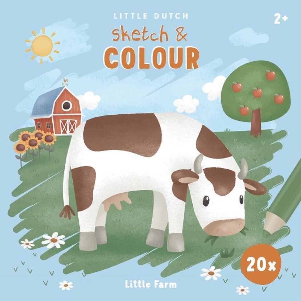 Книжка за Оцветяване Little Farm - Party Design