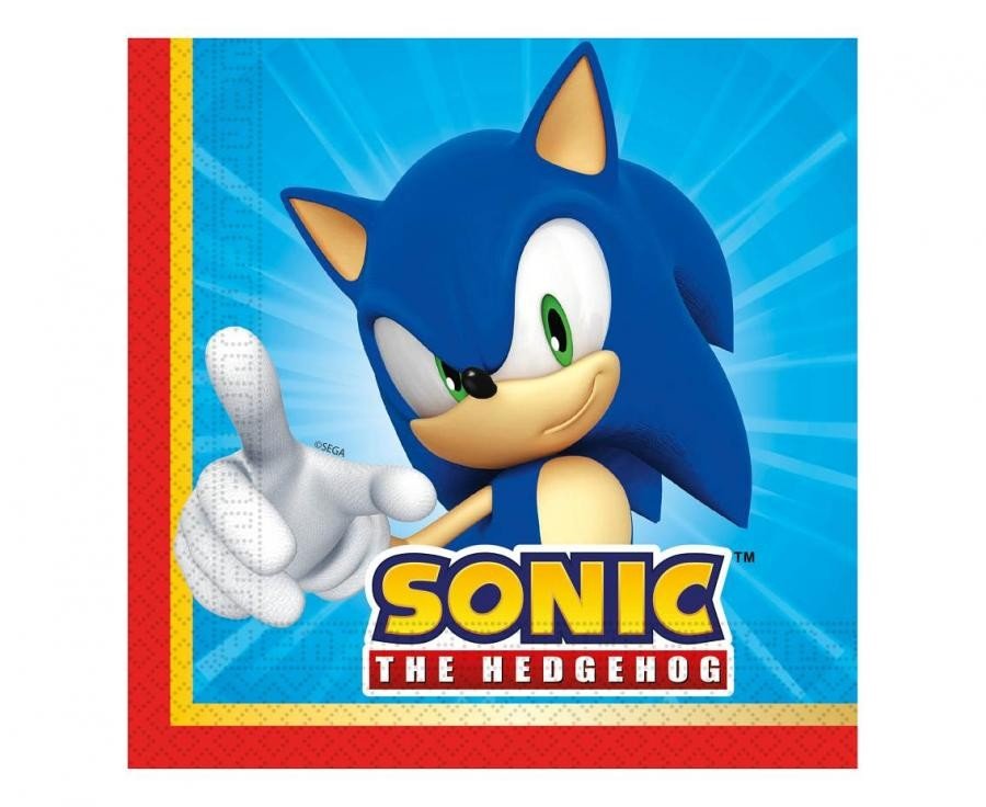 Парти Салфетки Sonic - Party Design