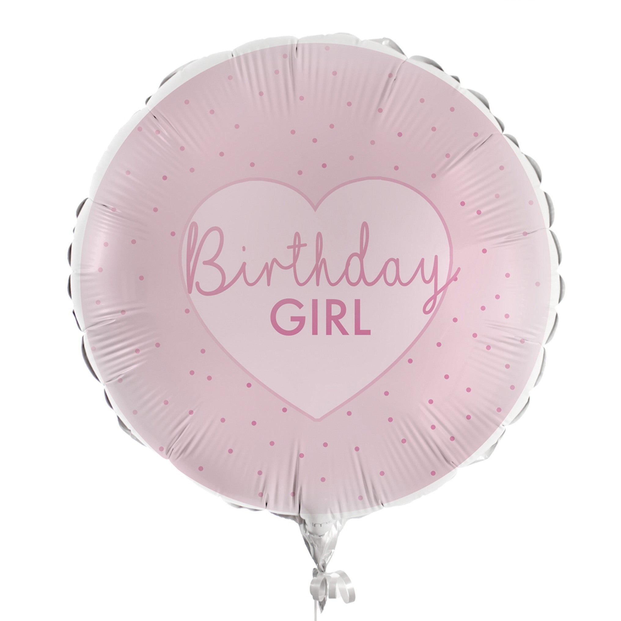 Розов Фолиев Балон - "Birthday Girl" - Party Design