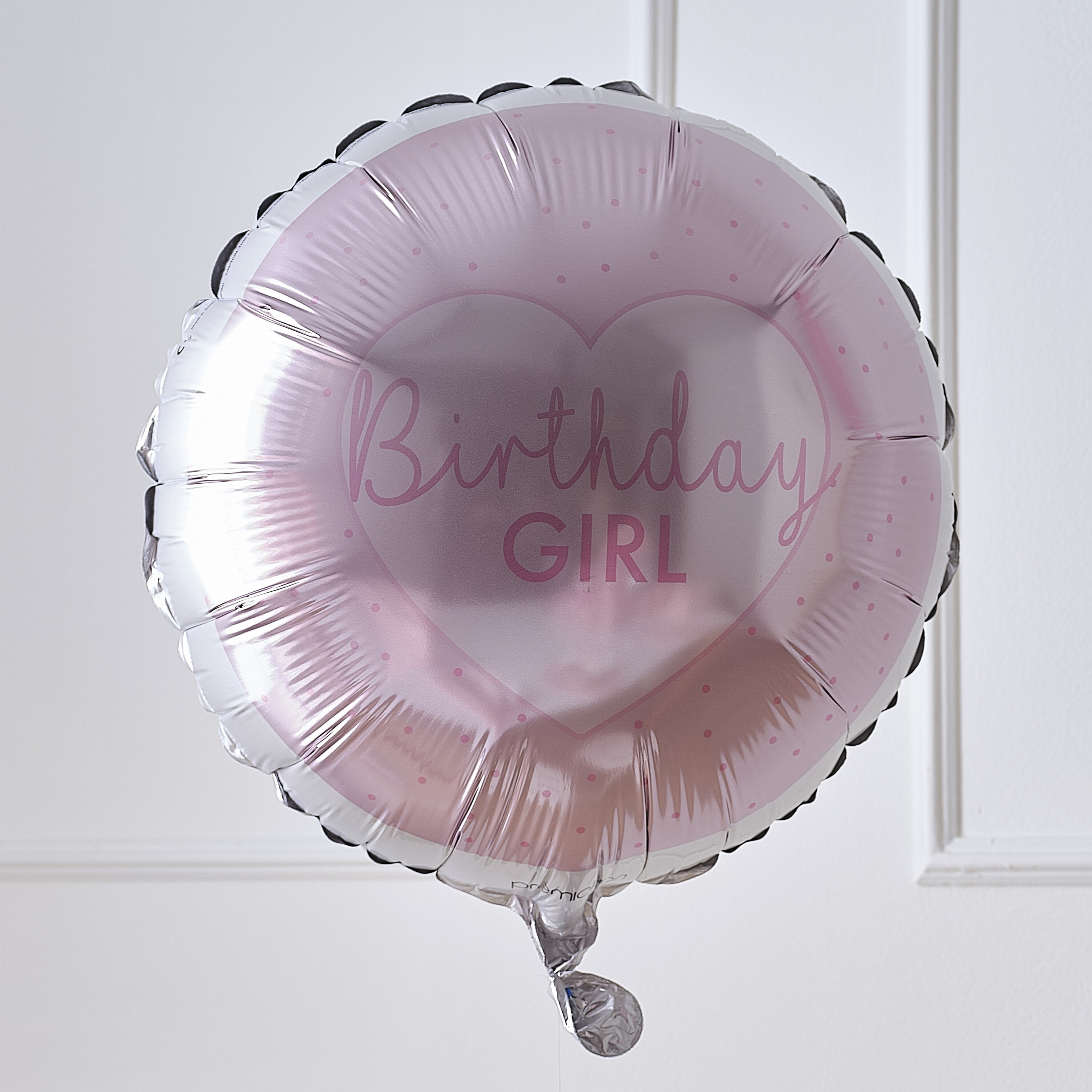 Розов Фолиев Балон - "Birthday Girl" - Party Design
