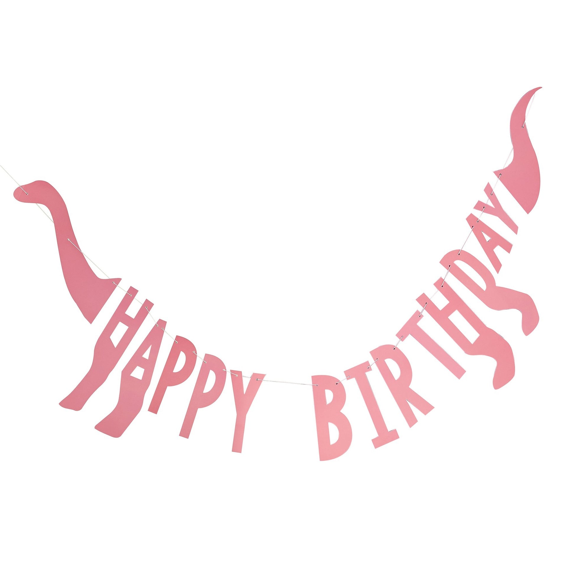 Dinosauro Rosa - Tanti auguri!