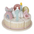 Дървена Торта за Рожден Ден Розова - 26 Части - Party Design