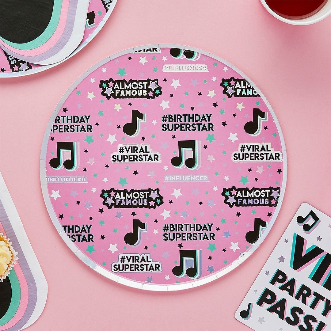 Хартиени Чинии "Let's Dance" - Party Design